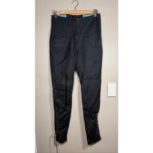 Vintage Y2K Gsus Industries Lace Up Moto Pants size 27